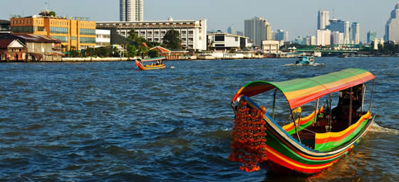 Boat on Chao Phraya River