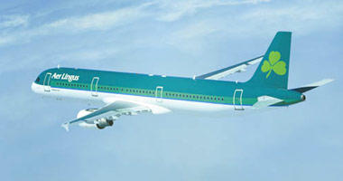 Aer Lingus in the sky