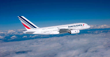 Air France in the sky