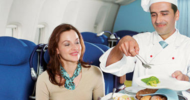 In-flight meal service