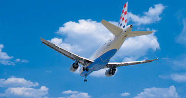 Croatia Airlines in the sky