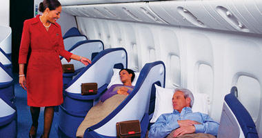 Delta Air Lines flat beds
