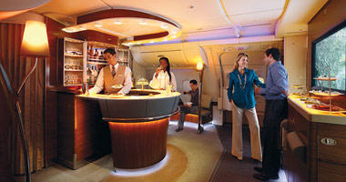 Emirates Onboard Lounge