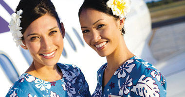 Hawaiian Airlines flight crew