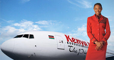 Kenya Airways flight attendant