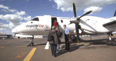 Boarding Regional Express