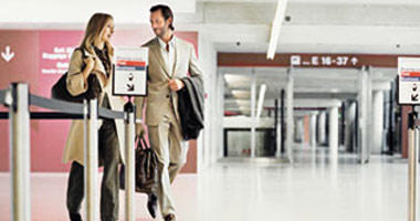 At the airport