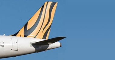 Tigerair in the sky