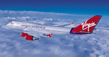 Virgin Atlantic in the sky