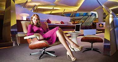 The chic Virgin Atlantic Clubhouse