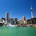 A view of the city of Auckland, which can be visited via a cheap flight from Flight Centre.