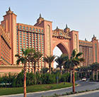 A view of a world-famous resort in the UAE, which can be visited with a cheap flight from Flight Centre.