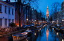 Amsterdam Canal at Night