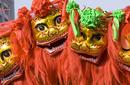 Lion Dance for Chinese New Year, China