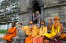 Hindu Priests, Kathmandu, Nepal