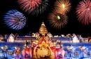 Fireworks over the Palace of the Elephants