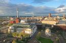 Aerial view of Birmingham