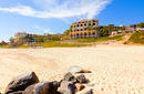 The beach front