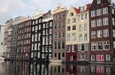 Medieval Architecture Line Amsterdam's Canals, The Netherlands