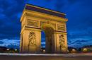 The Arc de Triomphe, Paris, France