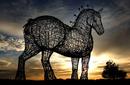 The Heavy Horse, M8 motorway between Glasgow and Edinburgh