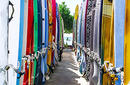 Surfboards Chained Together | by Flight Centre&#039;s Talia Schutte