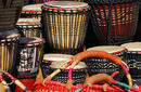 Djembe Drums and Sisal Handbags
