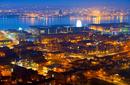 The lights of Liverpool at night