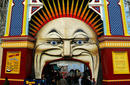 The Colourful Entrance of Luna Park, St Kilda