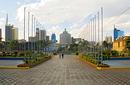 The city skyline