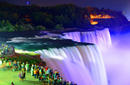 Niagara Falls at night