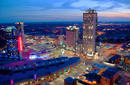 The city skyline
