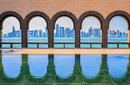 The Doha skyline from the Museum of Islamic Art