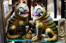 Traditional Artworks in an Insadong Souvenir Shop