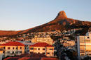 The sunset over Lions Head, Cape Town