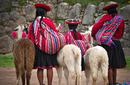 Girls in Traditional Dress, Peru