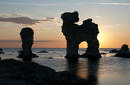 Limestone Sea Stacks, Gotland