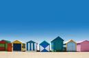 Colourful Change Rooms, Brighton Beach
